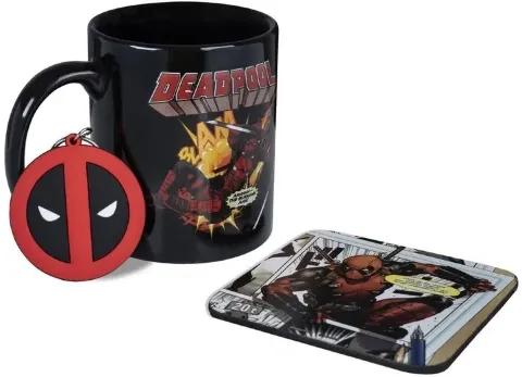 Подарочный набор Pyramid International Marvel: Deadpool Mug Set (чашка, подставка, брелок) - -