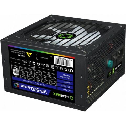 Блок питания Gamemax 500W (VP-500-M-RGB) - Нулевой остаток (Feed) - Нулевой остаток (Feed)