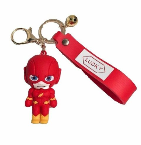 Брелок подвеска на рюкзак DC Super Hero The Flash 3D Keychain Флэш Backpack -   -  