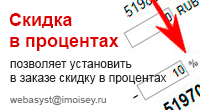 Скидка в процентах