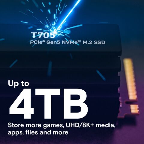 Накопитель SSD M.2 2280 1TB T705 with Heatsink Micron (CT1000T705SSD5) - Внутренние SSD  - Внутренние SSD 