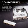 Модуль памяти для компьютера DDR5 16GB 6400 MHz Pro Overclocking White Micron (CP16G64C38U5W)