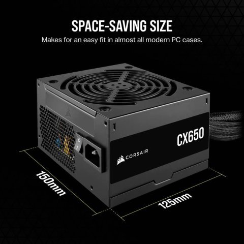 Блок питания Corsair 650W CX650 (CP-9020278-EU) - Нулевой остаток (Feed)  - Нулевой остаток (Feed) 