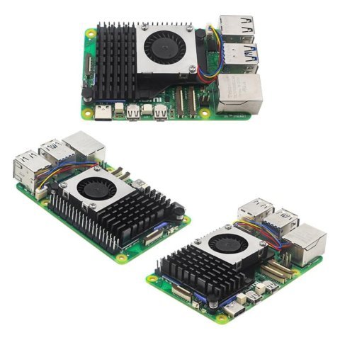 Радиатор охлаждения Raspberry Pi с вентилятором для Raspberry Pi 5 (RA800) - Нулевой остаток (Feed) - Нулевой остаток (Feed)