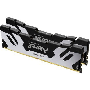 Модуль памяти для компьютера DDR5 32GB (2x16GB) 7200 MHz Renegade Black/Silver Kingston Fury (ex.HyperX) (KF572C38RSK2-32)
