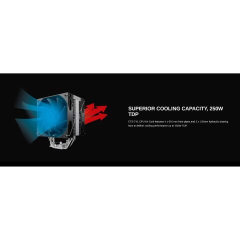 Кулер для процессора Enermax ETS-T41 Silent Edition (ETS-T41) - Нулевой остаток (Feed)  - Нулевой остаток (Feed) 