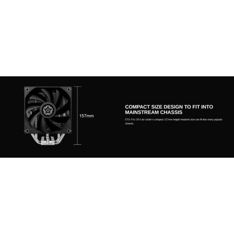 Кулер для процессора Enermax ETS-T41 Silent Edition (ETS-T41) - Нулевой остаток (Feed)  - Нулевой остаток (Feed) 