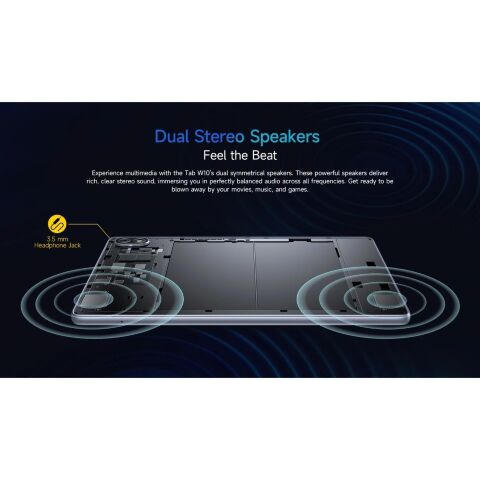 Планшет Ulefone Tab W10 10.1" 4/128GB Wi-Fi Space Grey (6975326663694) - Нулевой остаток (Feed) - Нулевой остаток (Feed)