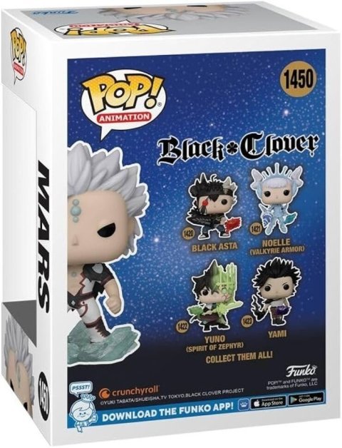 Фигурка Funko Black Clover Mars фанко Чёрный Клевер Марс (GameStop Exclusive) 1450 -   -  