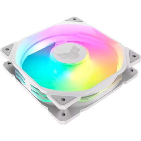 Кулер для корпуса ASUS TUF GAMING TR120 FAN ARGB WHITE 3IN1 (90DA0093-B09020) - Нулевой остаток (Feed) - Нулевой остаток (Feed)