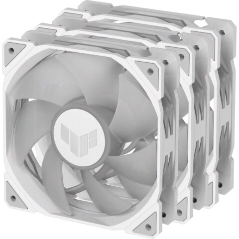 Кулер для корпуса ASUS TUF GAMING TR120 FAN ARGB WHITE 3IN1 (90DA0093-B09020) - Нулевой остаток (Feed) - Нулевой остаток (Feed)
