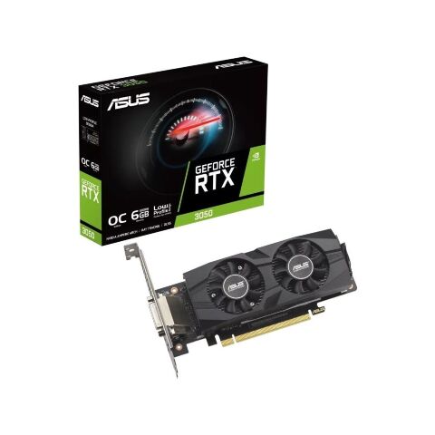 Видеокарта ASUS GeForce RTX3050 6Gb OC LP BRK (RTX3050-O6G-LP-BRK) - Нулевой остаток (Feed) - Нулевой остаток (Feed)