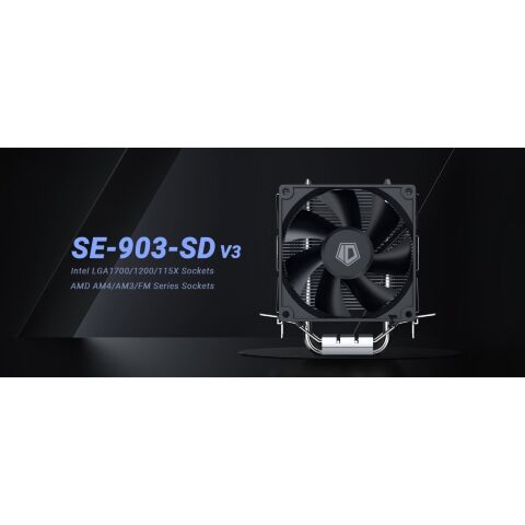 Кулер для процессора ID-Cooling SE-903-SD V3 - Нулевой остаток (Feed)  - Нулевой остаток (Feed) 