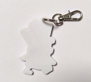 Брелок Minecraft Steve duck Майнкрафт Стів на качці ABS пластик 6 см.