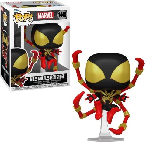 Фігурка Funko Marvel: Miles Morales Iron Spider фанко Майлз Моралес Залізний Павук 1448 - -