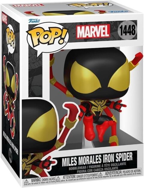 Фігурка Funko Marvel: Miles Morales Iron Spider фанко Майлз Моралес Залізний Павук 1448 - -