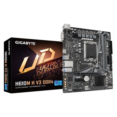 Материнская плата GIGABYTE H610M H V3 DDR4 - Нулевой остаток (Feed)  - Нулевой остаток (Feed) 
