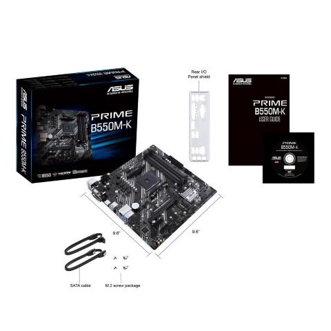 Материнская плата ASUS PRIME B550M-K - Нулевой остаток (Feed) - Нулевой остаток (Feed)