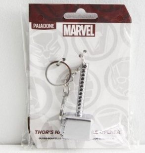 Брелок открывашка Marvel Keychain with Bottle Opener Thors Hammer Молот Тора