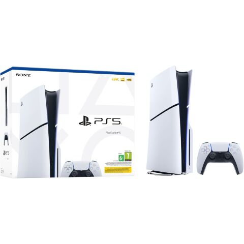 Игровая консоль Sony Playstation 5 Blu-Ray SLIM Edition 1TB (1000040591 / 1000040594 / 1000049734) - Игровые приставки  - Игровые приставки 