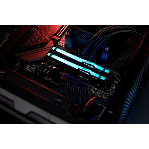 Модуль памяти для компьютера DDR5 64GB 5600 MHz Beast RGB EXPO Black Kingston Fury (ex.HyperX) (KF556C40BBA-64) - Модули памяти для компьютера  - Модули памяти для компьютера 