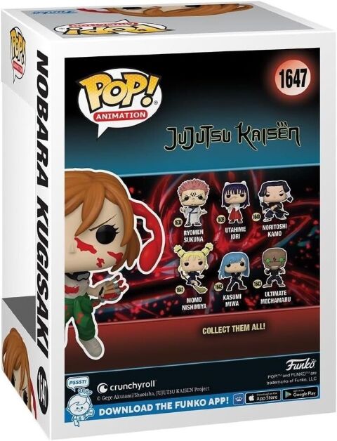 Фігурка Funko Jujutsu Kaisen: Nobara Kugisaki фанко Нобара Кугісакі Магічна битва (Amazon Exclusive) 1647 -   -  