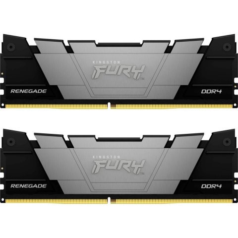 Модуль памяти для компьютера DDR4 64GB (2x32GB) 3600 MHz Renegade Black Kingston Fury (ex.HyperX) (KF436C18RB2K2/64) - Нулевой остаток (Feed)  - Нулевой остаток (Feed)