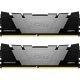 Модуль памяти для компьютера DDR4 64GB (2x32GB) 3600 MHz Renegade Black Kingston Fury (ex.HyperX) (KF436C18RB2K2/64) - Нулевой остаток (Feed)  - Нулевой остаток (Feed)