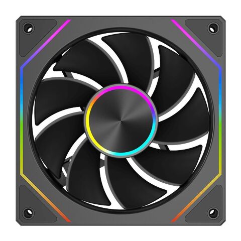 Кулер для корпуса PcCooler Вентилятор реверсний PCCOOLER FG120R ARGB BK чорний для корпусу 1 (FG120R ARGB BK) - Нулевой остаток (Feed) - Нулевой остаток (Feed)