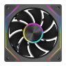 Кулер для корпуса PcCooler Вентилятор реверсний PCCOOLER FG120R ARGB BK чорний для корпусу 1 (FG120R ARGB BK)