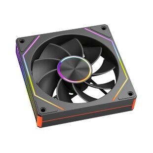 Кулер для корпуса PcCooler Вентилятор реверсний PCCOOLER FG120R ARGB BK чорний для корпусу 1 (FG120R ARGB BK)