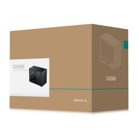 Корпус Deepcool CH260 Black (R-CH260-BKNGM0-G-1) - Корпуса - Корпуса