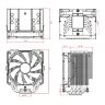Кулер для процессора ID-Cooling SE-226-XT Black