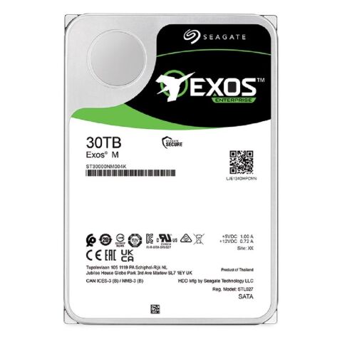 Жесткий диск 3.5" 30TB Exos M Seagate (ST30000NM004K) - Нулевой остаток (Feed)  - Нулевой остаток (Feed) 