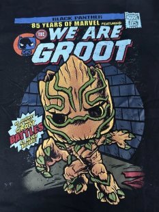 Футболка Funko Marvel "We Are Groot" as Black Panther Collector Corps T-Shirt фанко Грут (размер L)