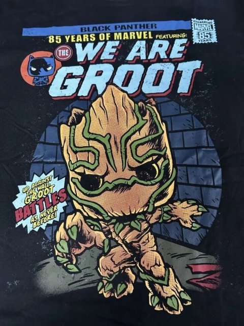 Футболка Funko Marvel "We Are Groot" as Black Panther Collector Corps T-Shirt фанко Грут (размер L) - -