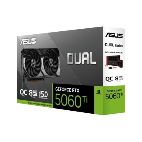 Видеокарта ASUS GeForce RTX5060Ti 8Gb DUAL OC (DUAL-RTX5060TI-O8G) - Нулевой остаток (Feed)  - Нулевой остаток (Feed) 