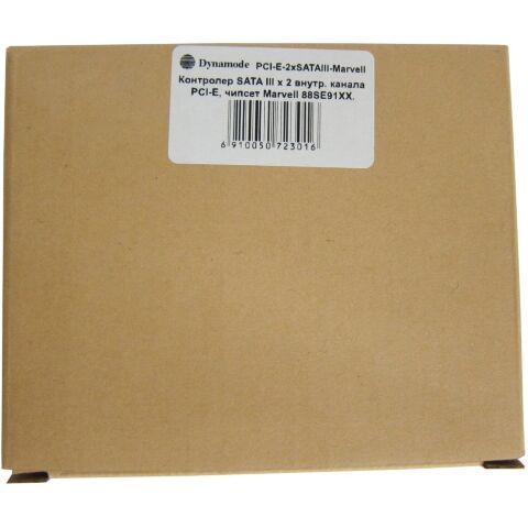 Контроллер Dynamode PCI-E to 2 х SATA III (6 Gb/s), 2 ch (PCI-E-2xSATAIII-Marvell) - Нулевой остаток (Feed) - Нулевой остаток (Feed)