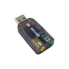 Звуковая плата Dynamode USB 6(5.1) 3D RTL dark gray (USB-SOUNDCARD2.0 black)