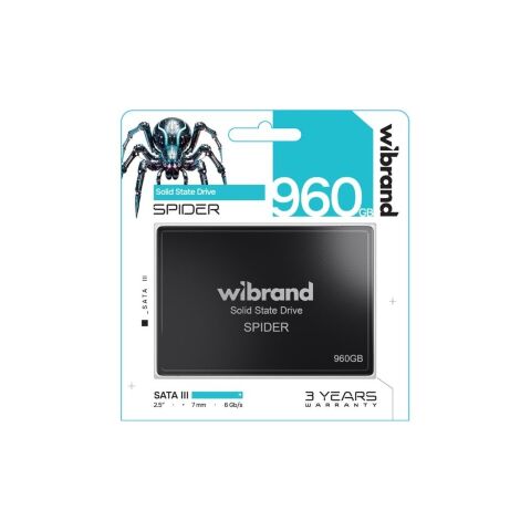 Накопитель SSD 2.5" 960GB Spider Wibrand (WI2.5SSD/SP960GBST) - Нулевой остаток (Feed) - Нулевой остаток (Feed)