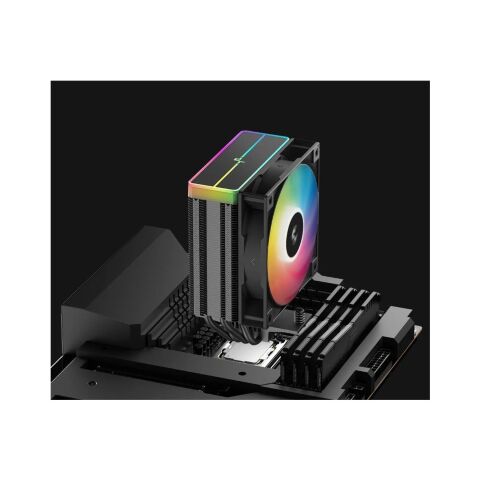Кулер для процессора Deepcool AG400 BK ARGB V2 - Нулевой остаток (Feed)  - Нулевой остаток (Feed) 