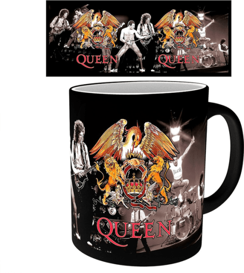 Чашка хамелеон QUEEN Crest Heat Change Mug Герб групи Квинн 320 мл -   -  