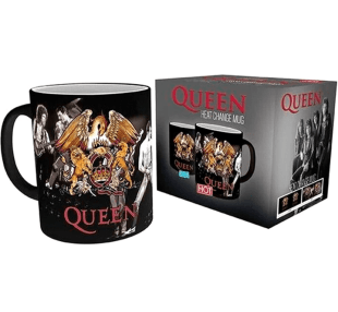 Чашка хамелеон QUEEN Crest Heat Change Mug Герб групи Квинн 320 мл