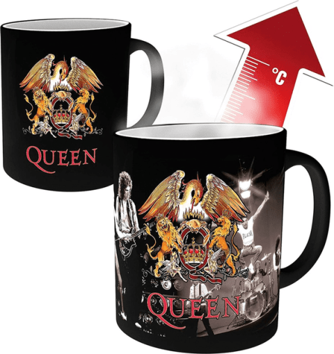 Чашка хамелеон QUEEN Crest Heat Change Mug Герб групи Квинн 320 мл -   -  