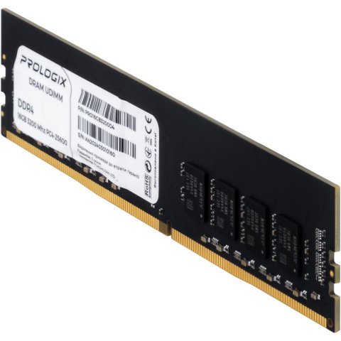 Модуль памяти для компьютера DDR4 16GB 3200 MHz Prologix (PRO16GB3200D4) - Нулевой остаток (Feed)  - Нулевой остаток (Feed)