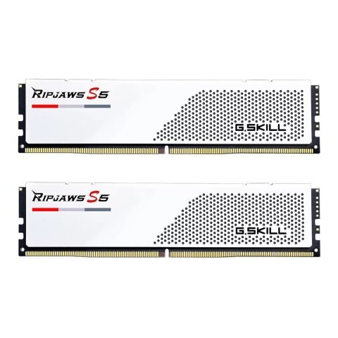 Модуль памяти для компьютера DDR5 64GB (2x32GB) 5600 MHz Ripjaws S5 White G.Skill (F5-5600J3636D32GX2-RS5W) - Нулевой остаток (Feed)  - Нулевой остаток (Feed)