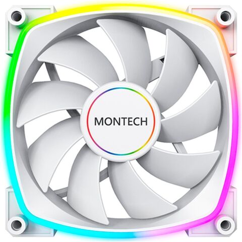 Кулер для корпуса MONTECH RX140 PWM WHITE - Нулевой остаток (Feed) - Нулевой остаток (Feed)