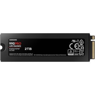 Накопитель SSD M.2 2280 2TB 990 PRO with Heatsink Samsung (MZ-V9P2T0CW)