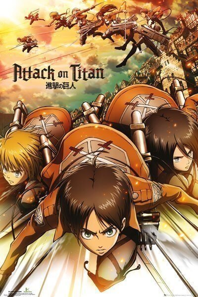 Постер Атака титанів GB eye Attack On Titan - Attack Maxi Poster плакат 91*61 см - -