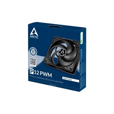 Кулер для корпуса Arctic P12 Silent Black (ACFAN00130A) - Вентиляторы к корпусам  - Вентиляторы к корпусам 